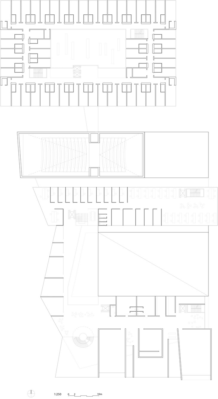 Archisearch - 3rd floor plan / Cultural Center of Stjørdal / Reiulf Ramstad Arkitekter